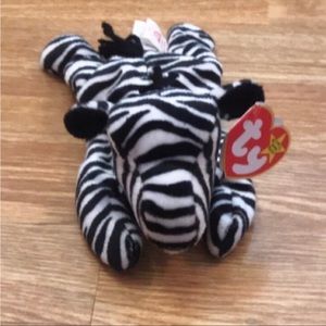Ty Beanie baby Ziggy the zebra. Rare